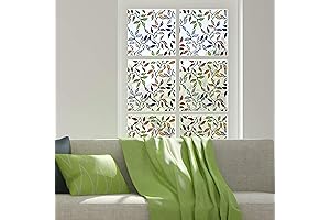 RoomMates Peel and Stick Stained Glass Window Film