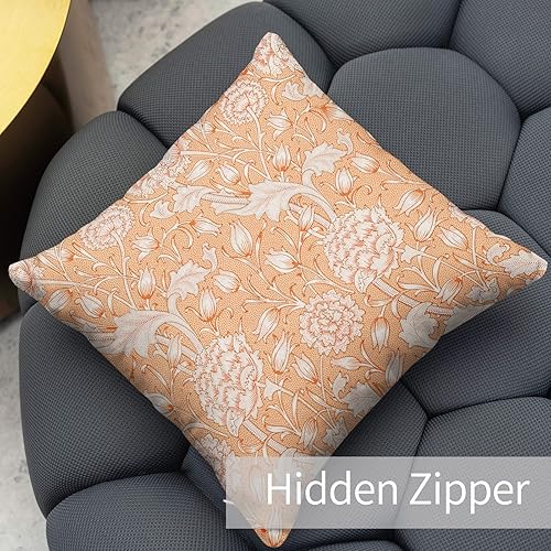 Miniatura 5 de Berkin Arts William Morris - Juego de 2 fundas de almohada cuadradas decorativas con diseño de flores artísticas, flores, mezcla de poliéster,