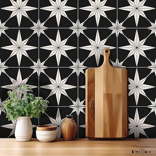 Miniatura 2 de Positano Lignite - Adhesivos para azulejos de azulejos, paredes, armarios en muro, baño, impermeables y extraíbles, decoración del hogar (40, 4.25 x