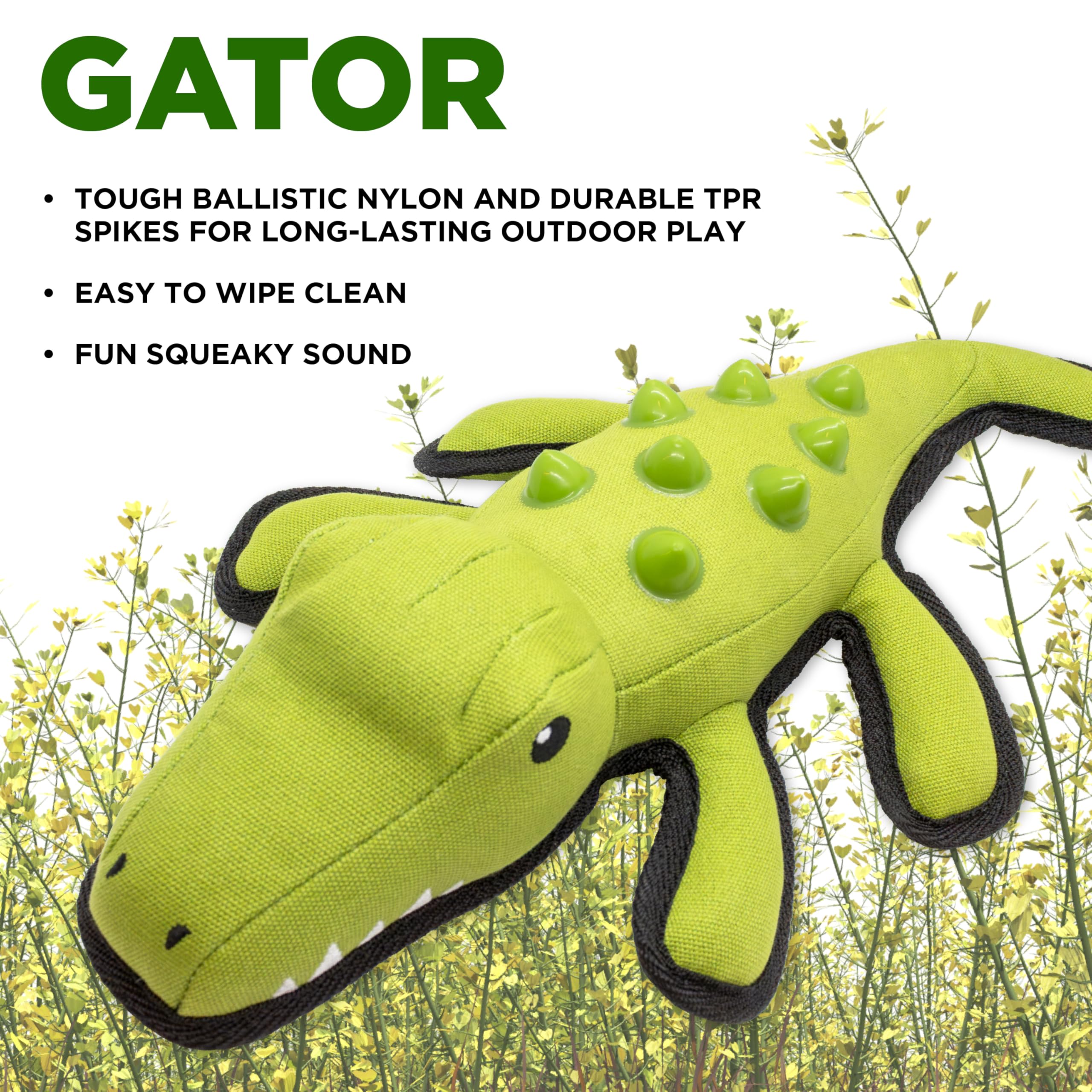 Plüsch-Hundespielzeug, Alligator-Plüschtier-Quietschspielzeug für Hunde, Outdoor-Haustierspielzeug für Abenteuer
