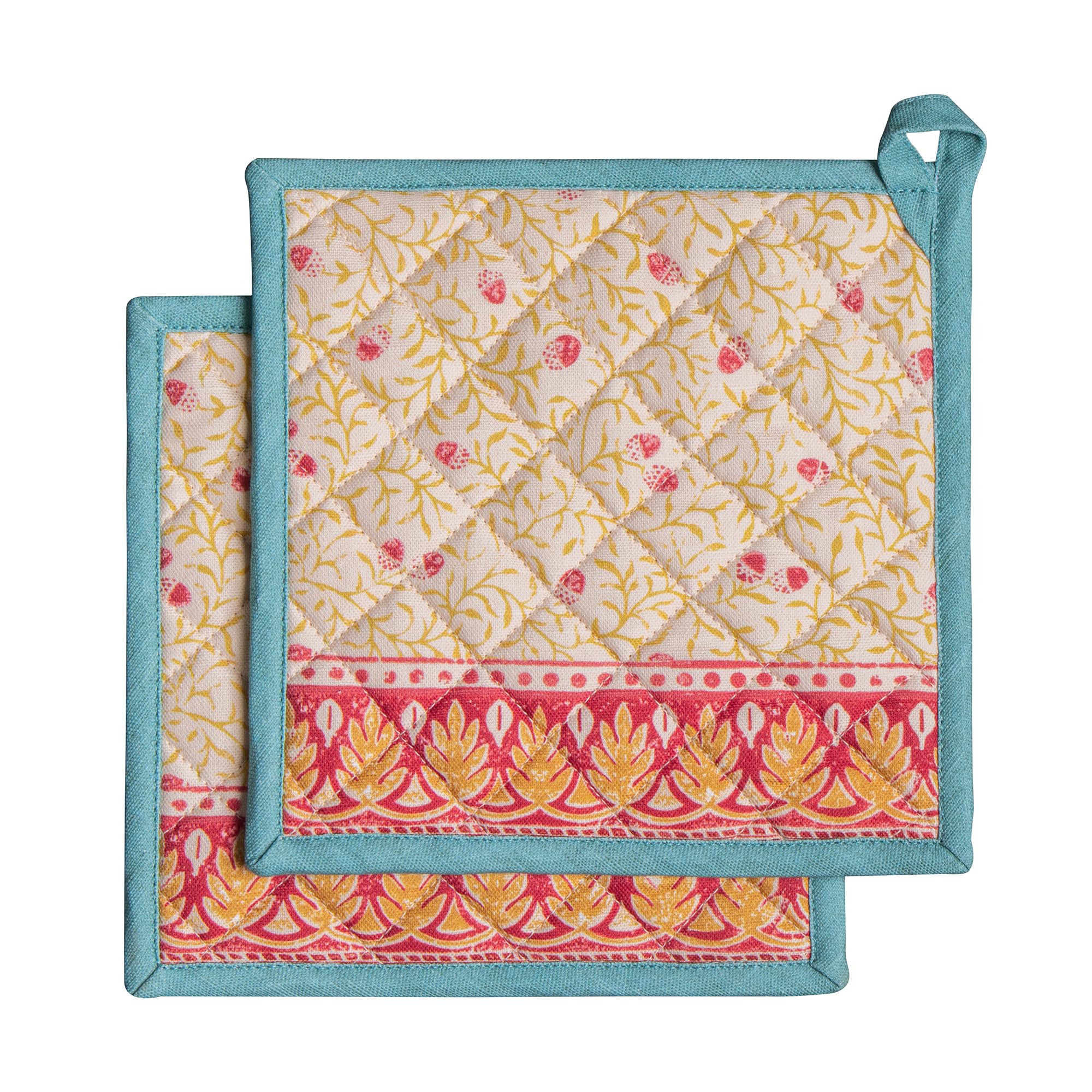 Maison d' Hermine Pot Holders 100% Cotton Potholders (20 x20 cm, Pack of 2) — image 1