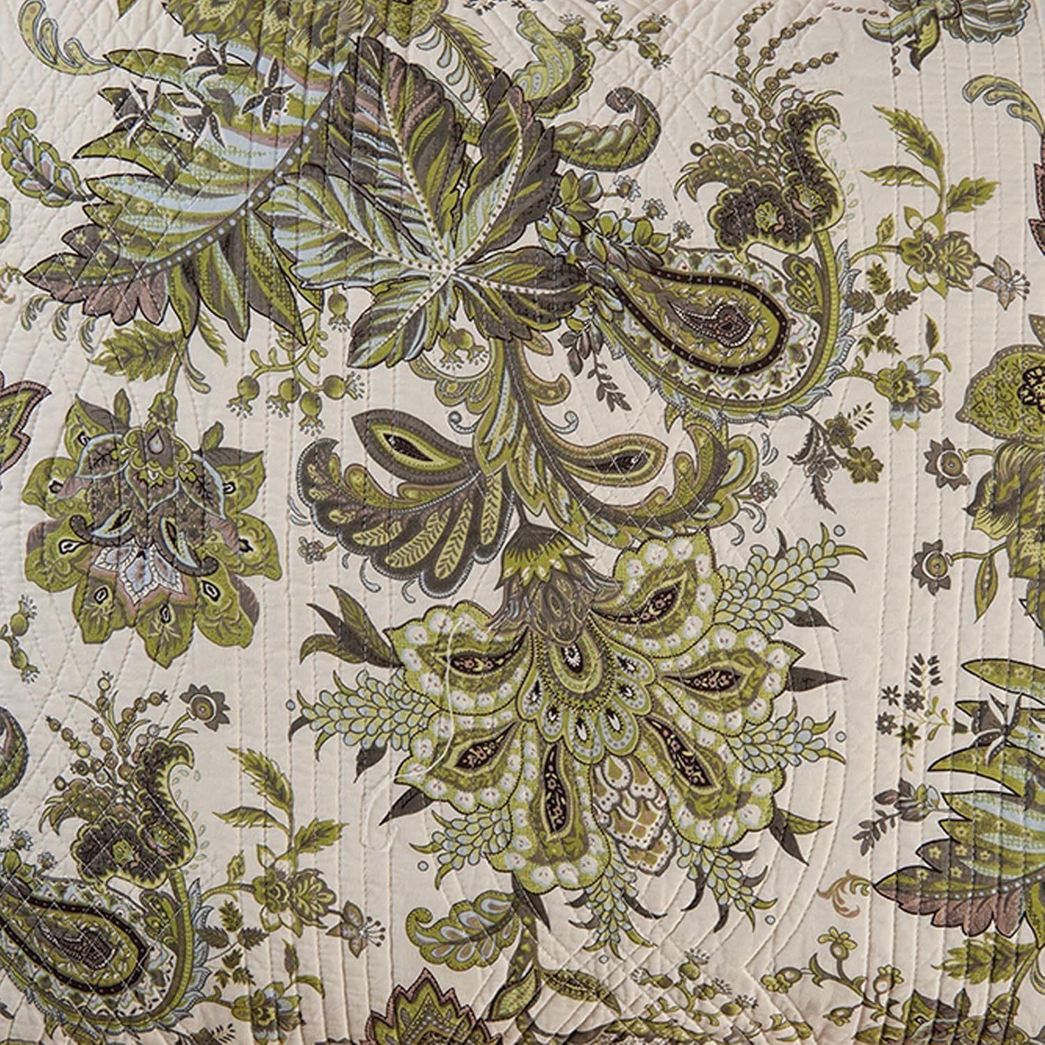 C&F Home Ezmeralda Twin Quilt 100% Cotton Lightweight Machine Washable Reversible Bedspread Coverlet Twin Green