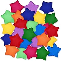 XIPEGPA 27PCS Colorful Nylon Bean Bags - 2.75" Small Toss Bags Bulk for Cornhole, Outdoor Parties, Sports & Games