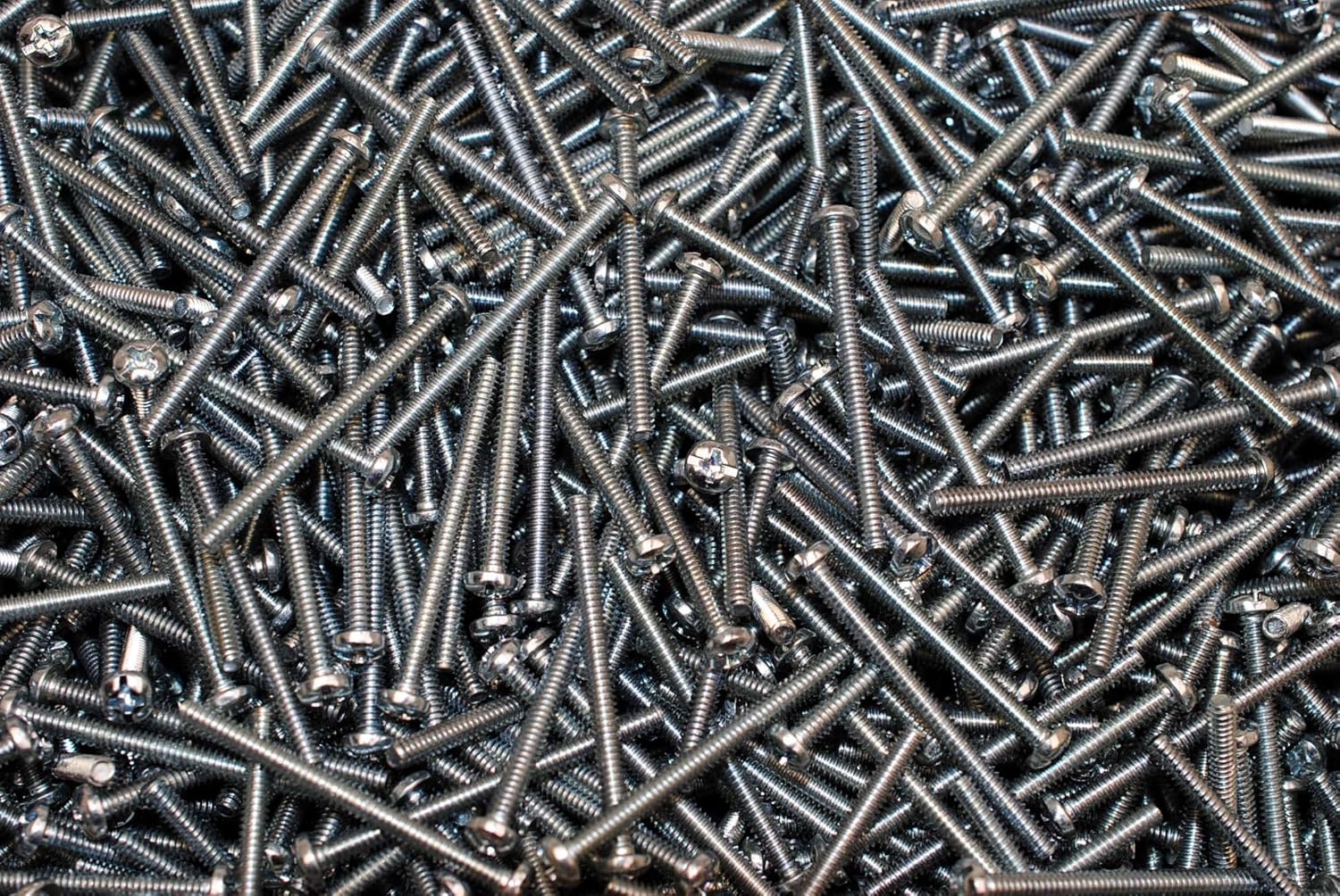 (800) Combo Drive 6-32 x 1-3/4 Slotted Phillips Pan Head Machine Screws #6 Zinc