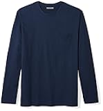 Men's Regular-Fit Crewneck T-Shirts, Long-Sleeve