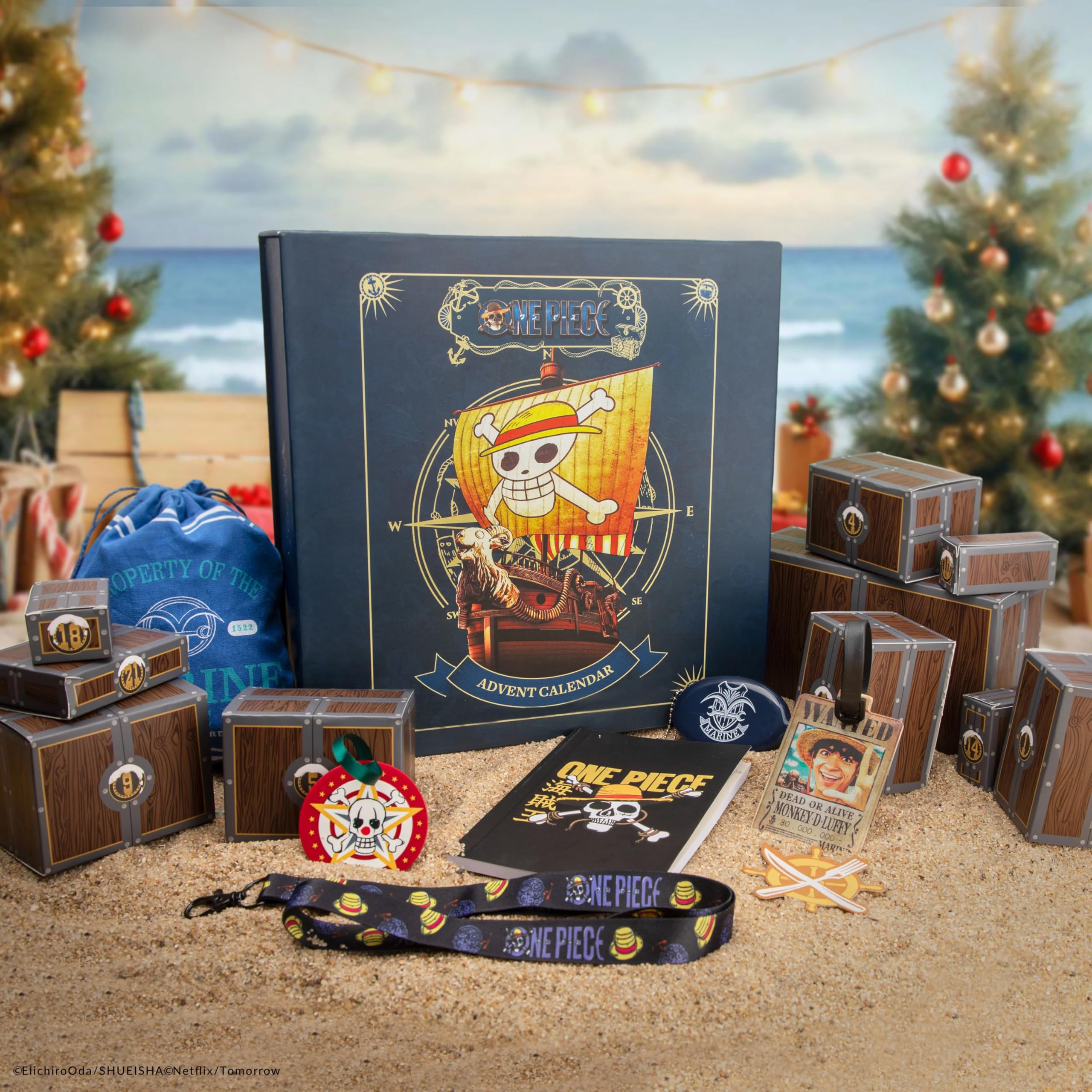 ONE PIECE アドベントカレンダー　2024 Amazon.co.jp: アドベント・カレンダー ONE PIECE (Netflix