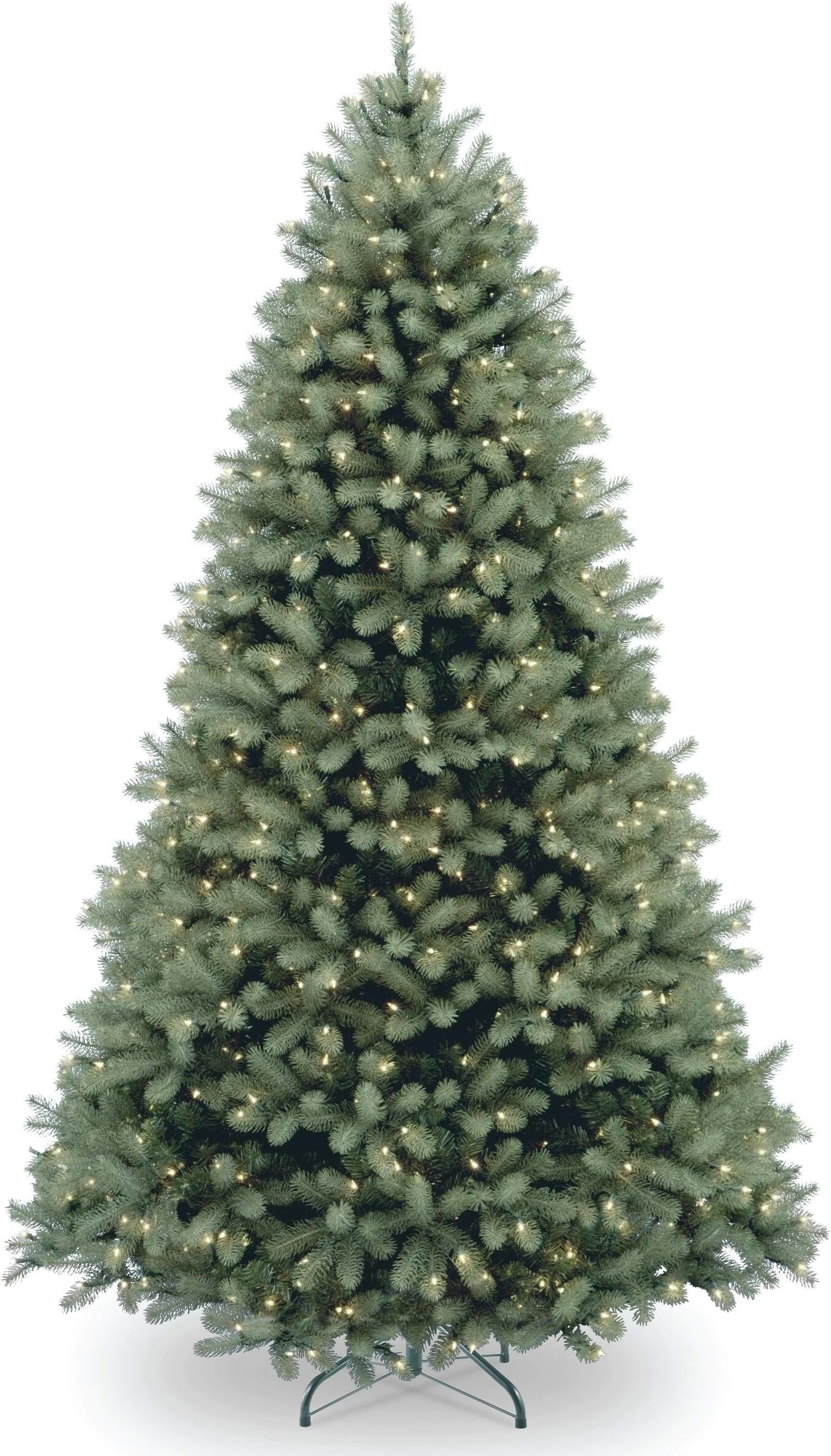 National Tree Company 'Feel Real' Artificial Full Downswept Christmas Tree, Green, Douglas Blue Fir, Includes Stand, 6 feet