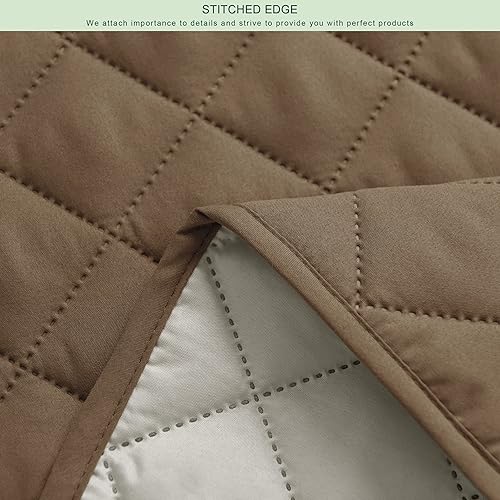 Vista 113 de Chun YI. - Funda reversible para sofá, funda para sillón, fácil de instalar, lavable, cubiertas para sala de estar. Negro