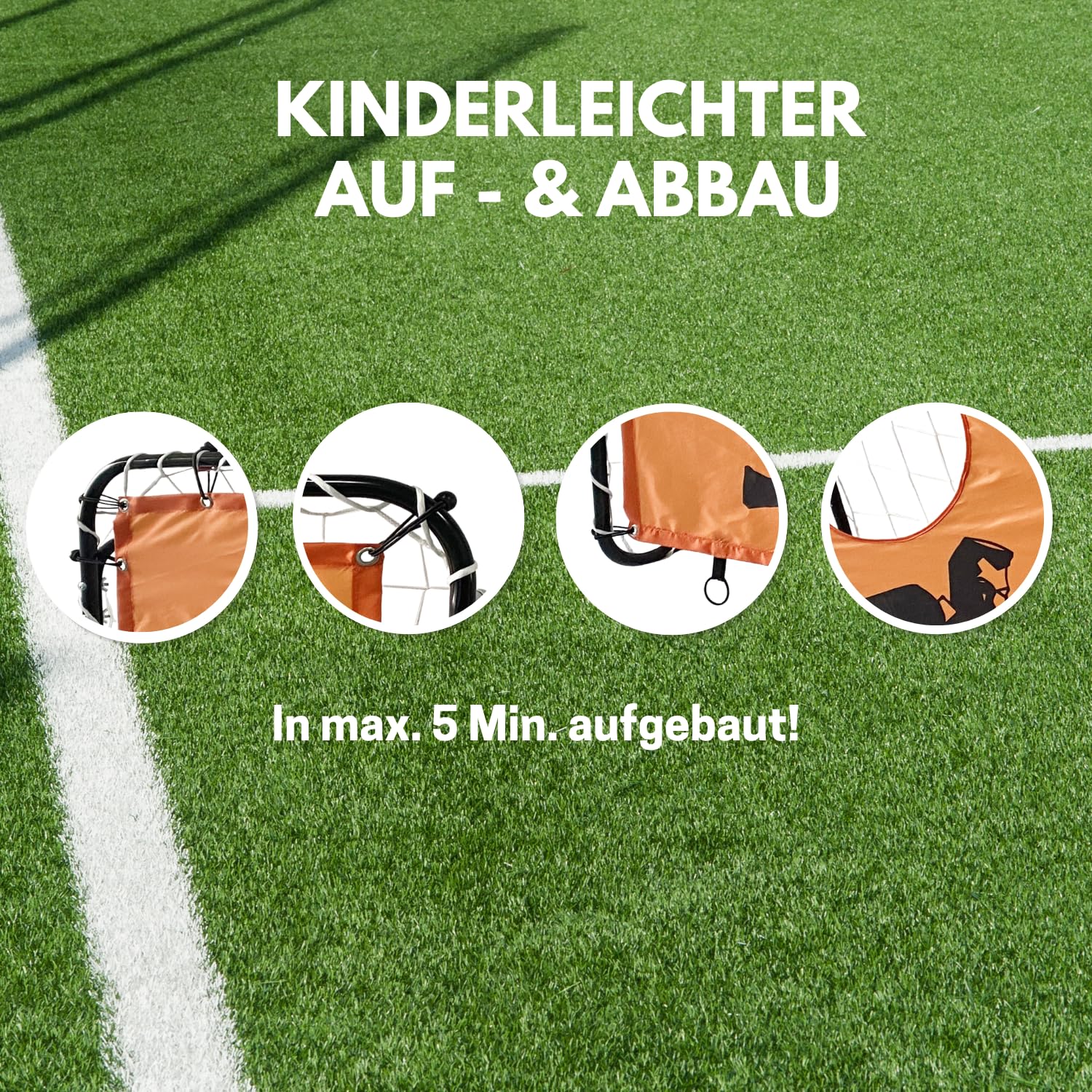 Best Sporting Torwand mit 2 Schusslöchern I Torschusswand 160 x 100 cm I Passend für Fußballtore mit 180 x 120 cm I Fußball-Trainingswand