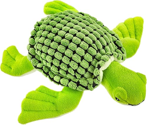 Miniatura 3 de Giftable World Langosta de pana de peluche para mascotas de 9 pulgadas con chirriante y arruga Langosta,Langosta y tortuga marina,tortuga