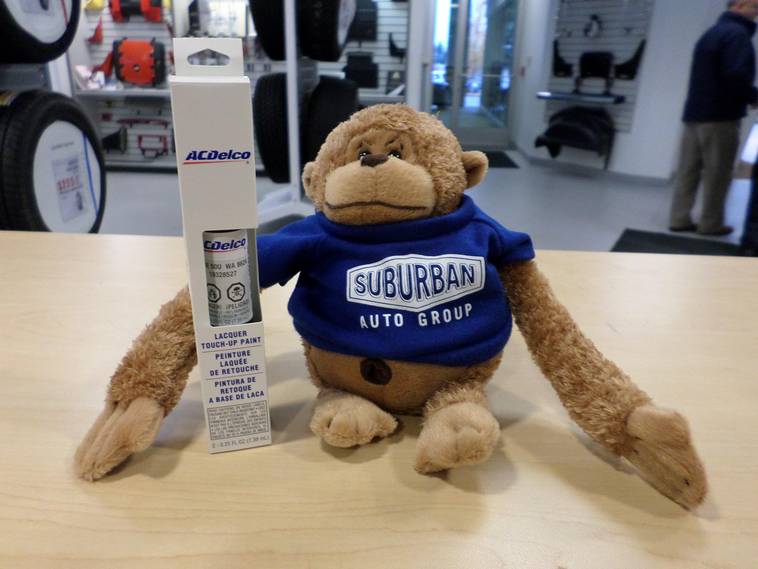 GM Genuine ACDelco 2-In-1 Touch Up Paint Bottle Olympic White GAZ 50 50U WA8624 & Top Clear Coat