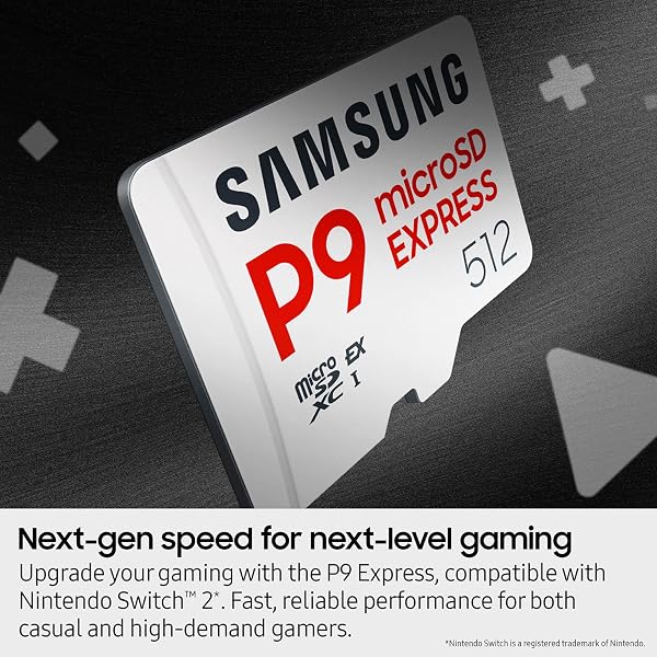 Samsung P9 Express microSD Express Card, 256GB microSDXC Memory Card, Up to 800 MB/s, for Nintendo-Switch ™ 2, (MB MK256T/AM) - 4