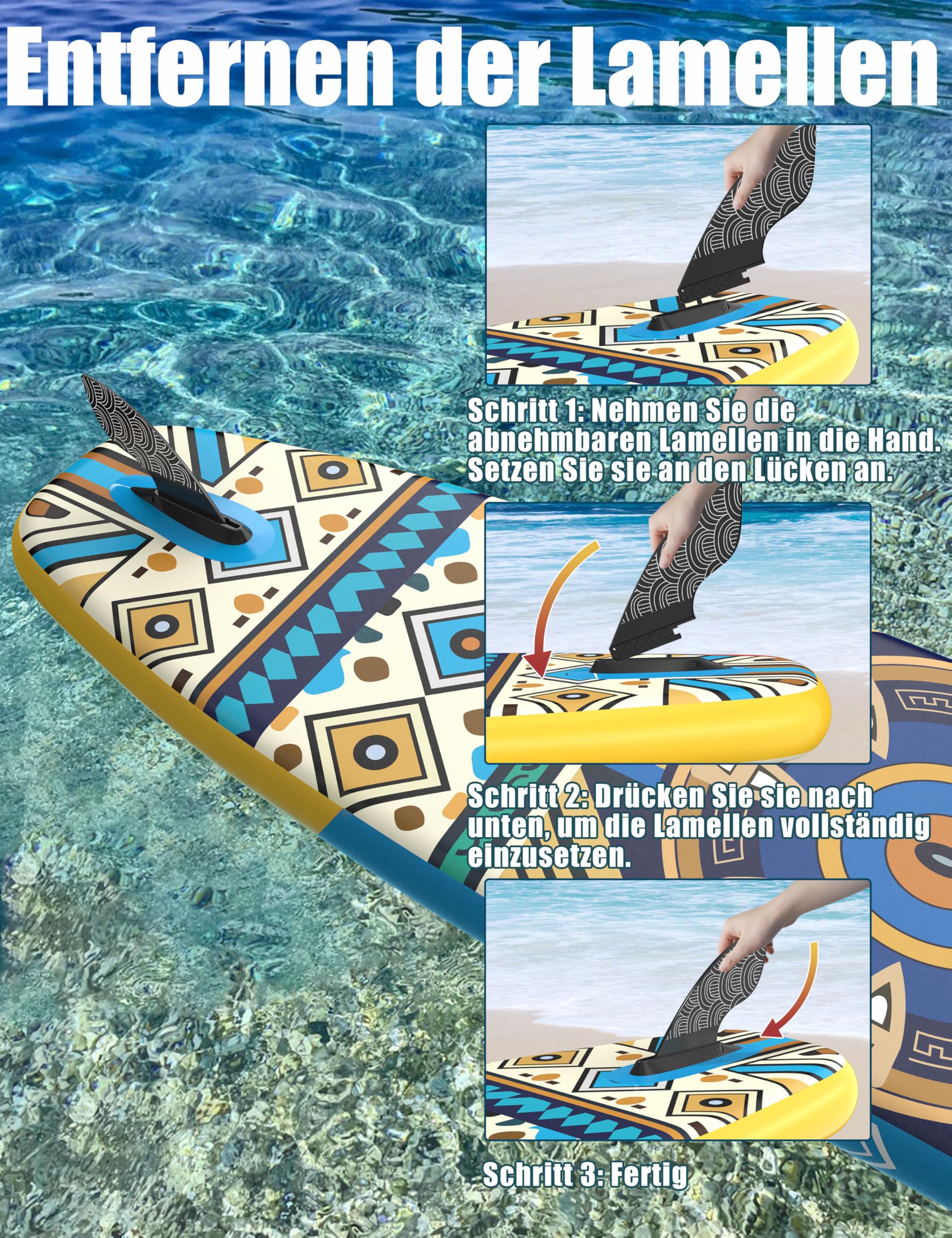Yaska SUP Gonfiabile Adulti con Tutti gli Accessori e Portabicchiere,335cm Stand up Paddle Gonfiabile per Tutti i Livelli di Abilità,Paddle Board con Capacità di 200kg per 2 Persone