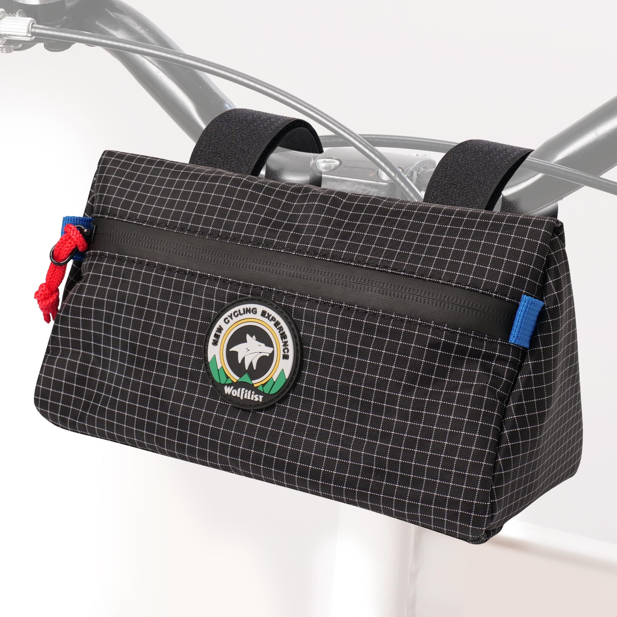 OFOZOVEY Bike Handlebar Bag - Outdoor Cycling Bag for Front Handlebars, Balance Bikes, Mountain Bikes & Road Bicycles