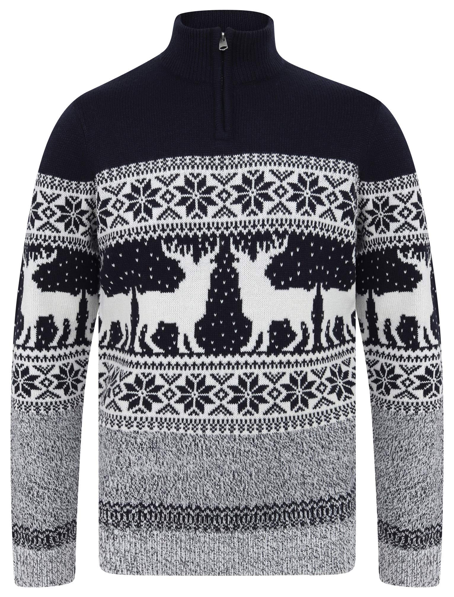 Gullfoss Christmas Jumper in Ink– Merry Christmas - M