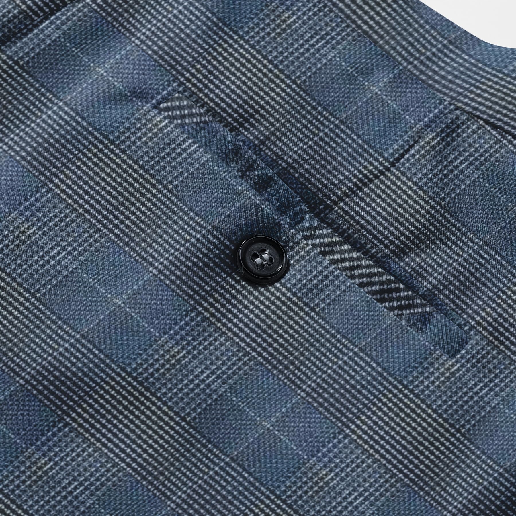 Allthemen Herren Anzug 2 Teilig Kariert Anzüge Slim Fit Klassisch Business | Hochzeit, Sakko Hose, 1 Knopf, Revers, Einreihiger, Kmoplett Set, Plaid Suit, Vintage Retro, Elegant