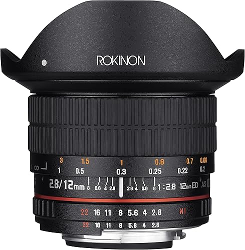 Rokinon12mm F2.8objetivo ojo de pez ultra anchos