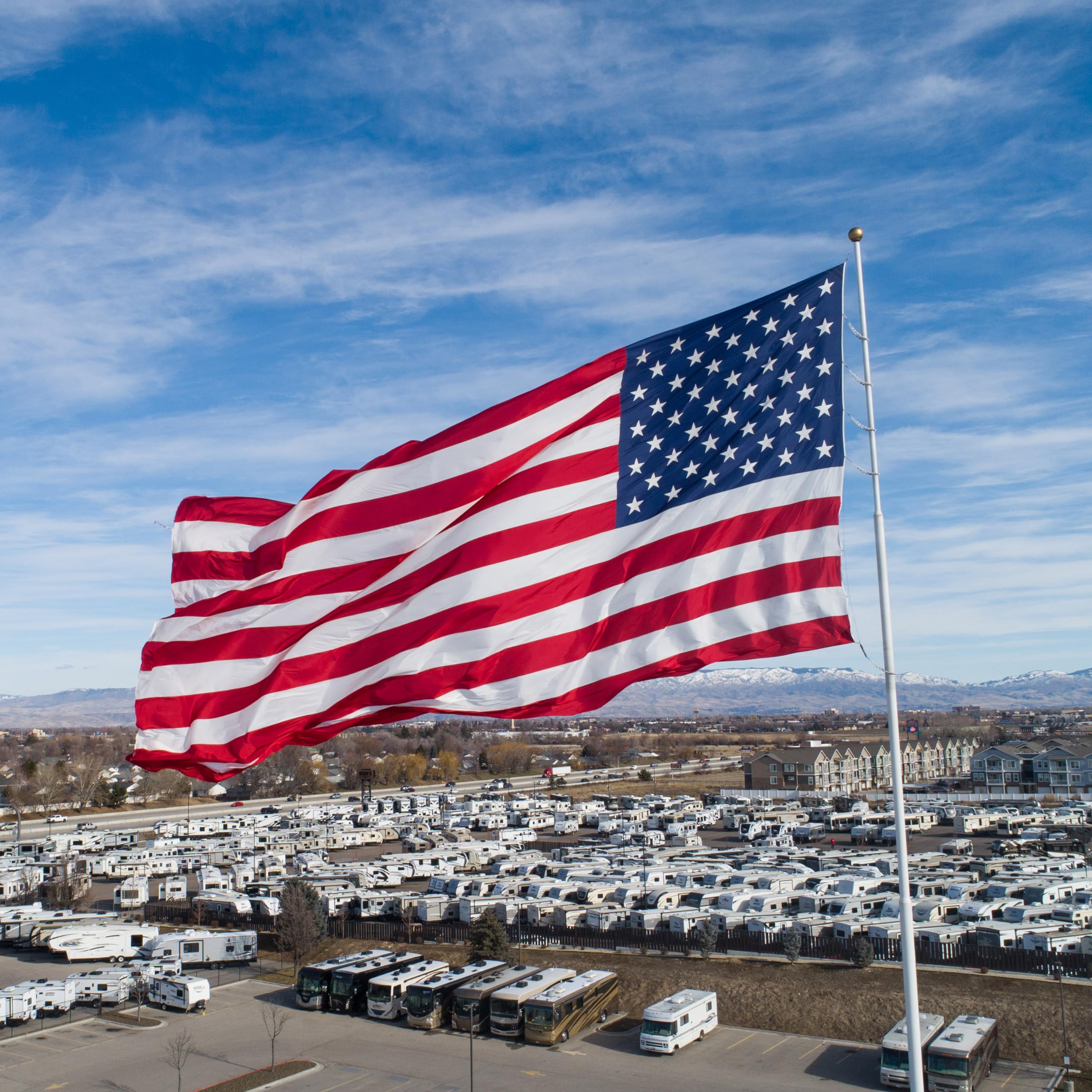 Amazon.com : Cotton American Flag 3x5 Ft for Outside