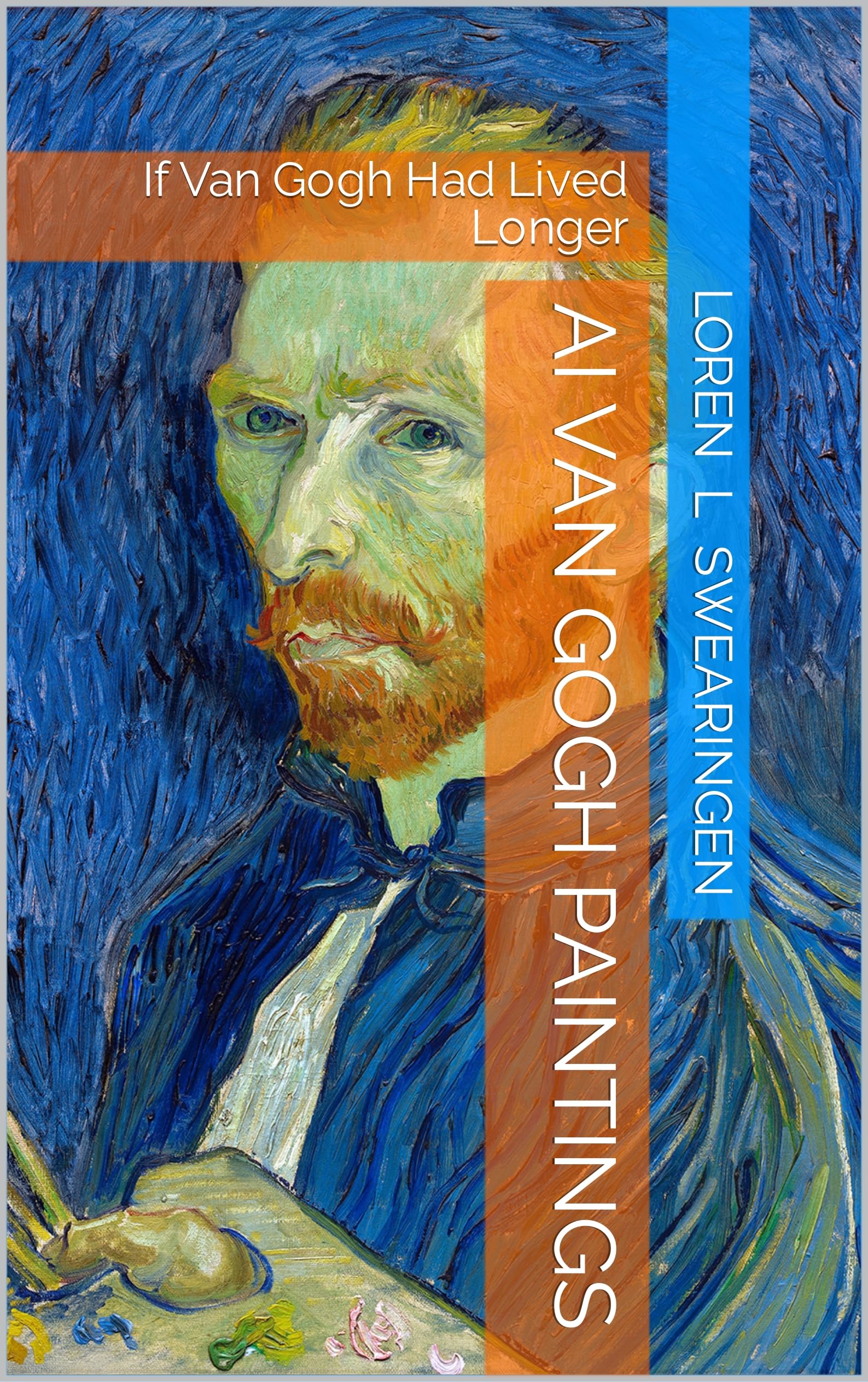 Livre Peintures IA Van Gogh pour Table Basse Esthétique et Inspiration Créative au Bureau