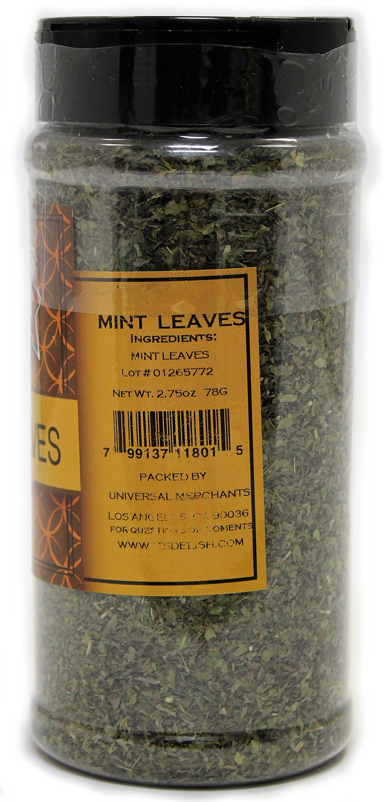 It's Delish Feuilles de menthe séchées 2.75 oz pot moyen