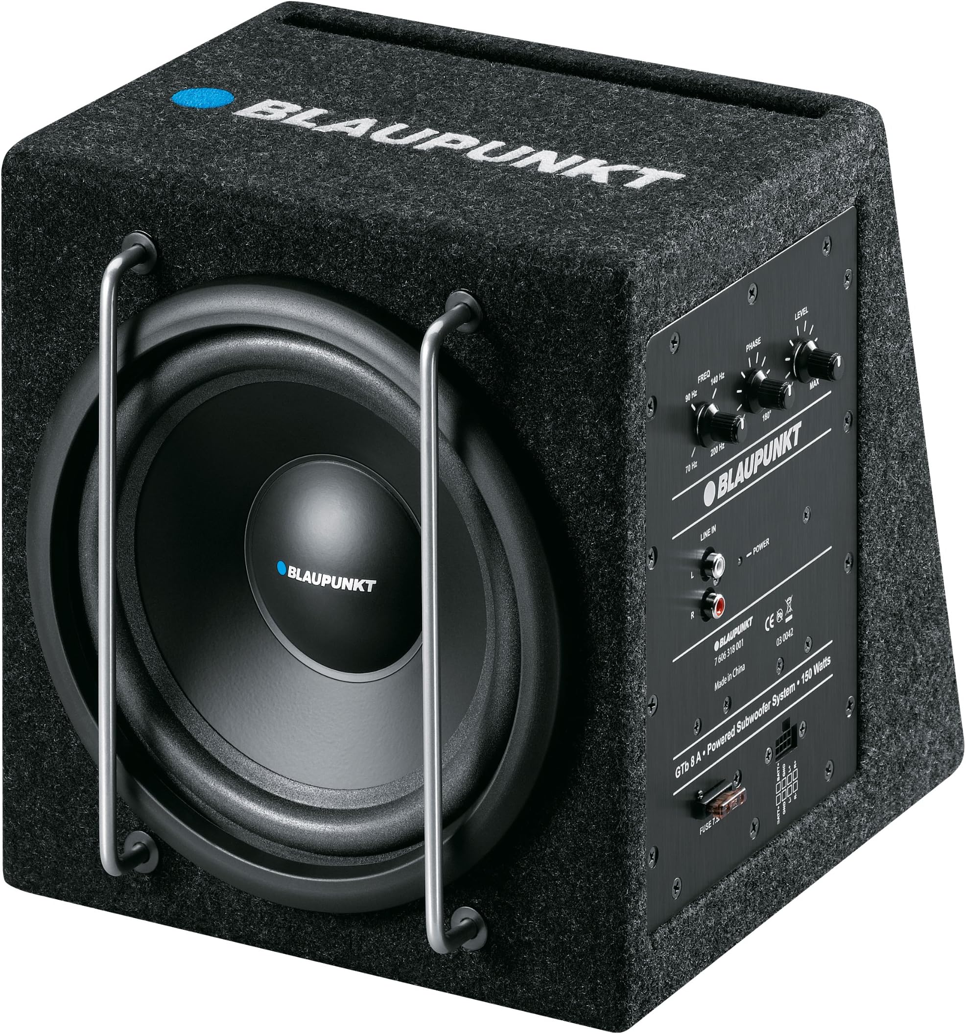 Blaupunkt GTb 8A 150-Watt 8-Inch Preloaded Active Subwoofer System