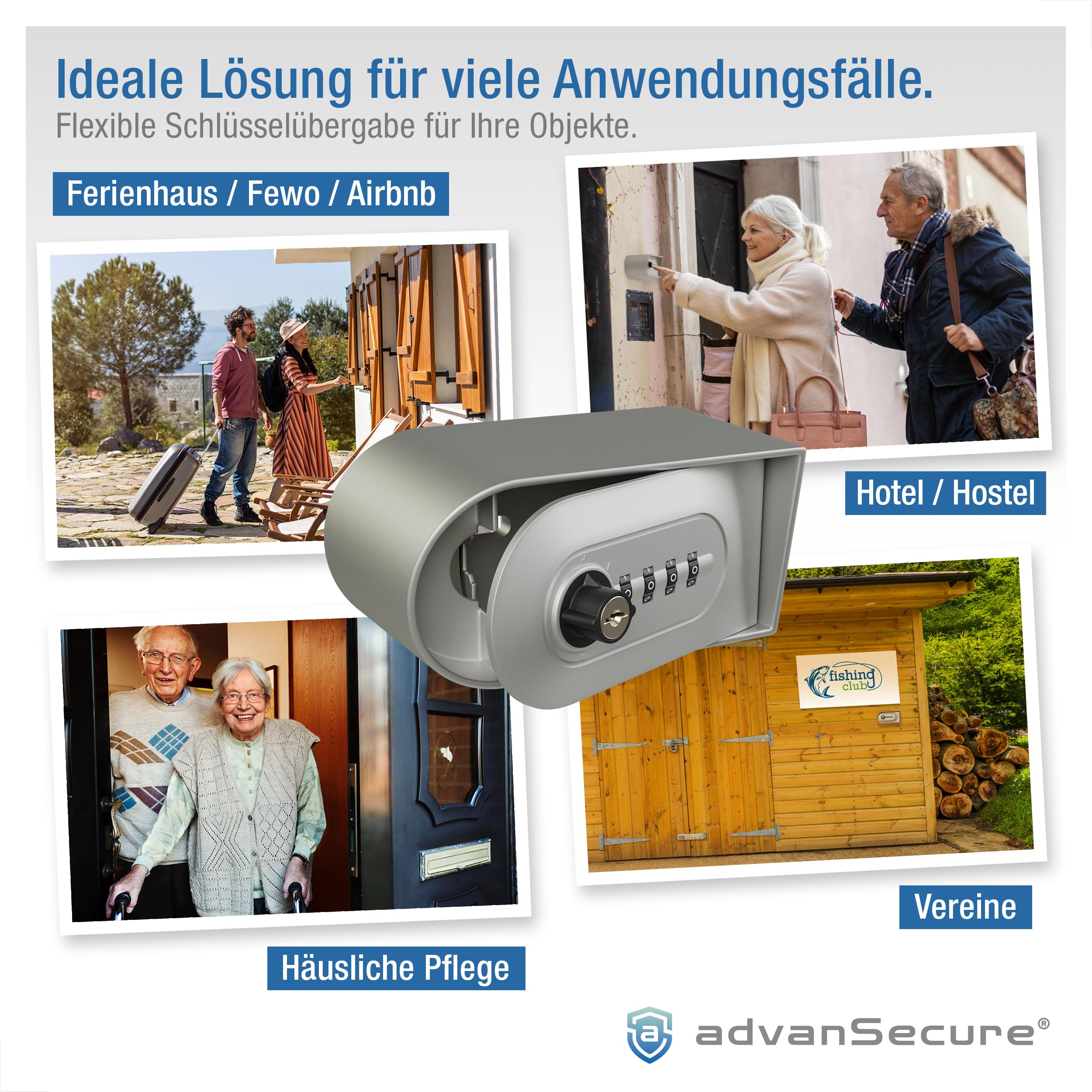 Schlüssel-Tresor M4 Design-Schlüsselsafe Spezialschloss deutsche Fertigung