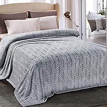 Whale Flotilla Flannel Fleece King Size Blanket for Bed, 230x264 CM Soft Fluffy Velvet Bed Blanket with Decorative Vintage Pattern for All Season, Warm and Lightweight, Silver Grey