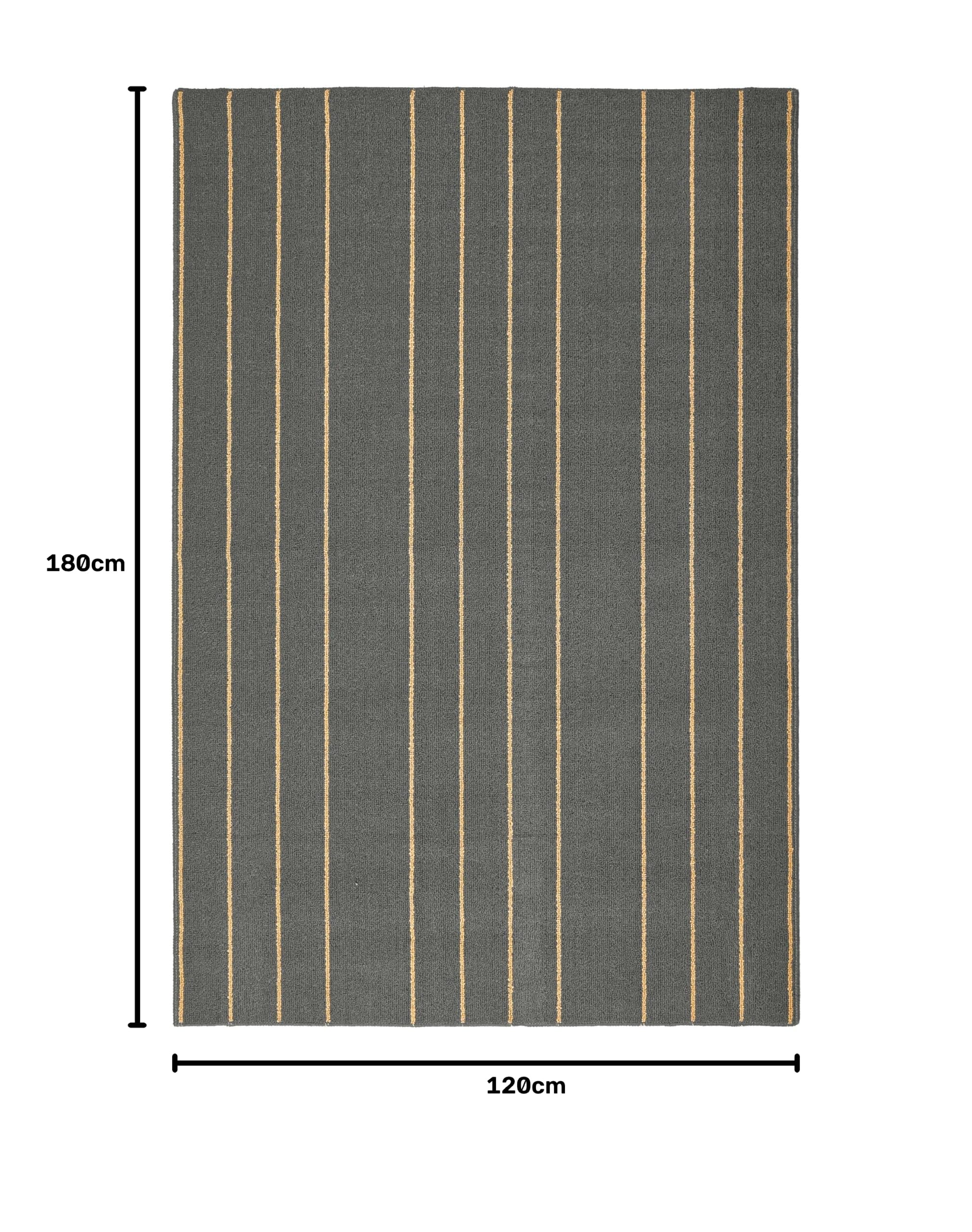 Saral Home Grey PP Carpet - 120x180cm -2 Saral Home Grey PP Carpet - 120x180cm -2