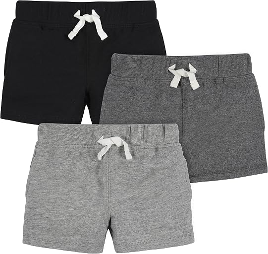 Gerber Baby & Toddler Boys' 3-Pack Pull-On Knit Shorts