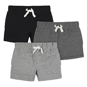 Gerber Baby Boys Toddler 3-Pack Pull-on Knit Shorts