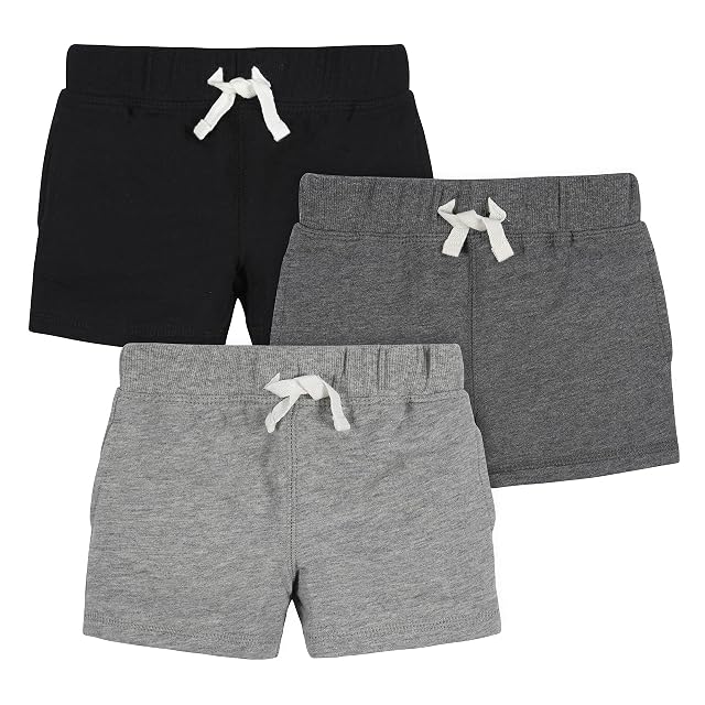 Gerber Baby Boys Toddler 3-Pack Pull-on Knit Shorts