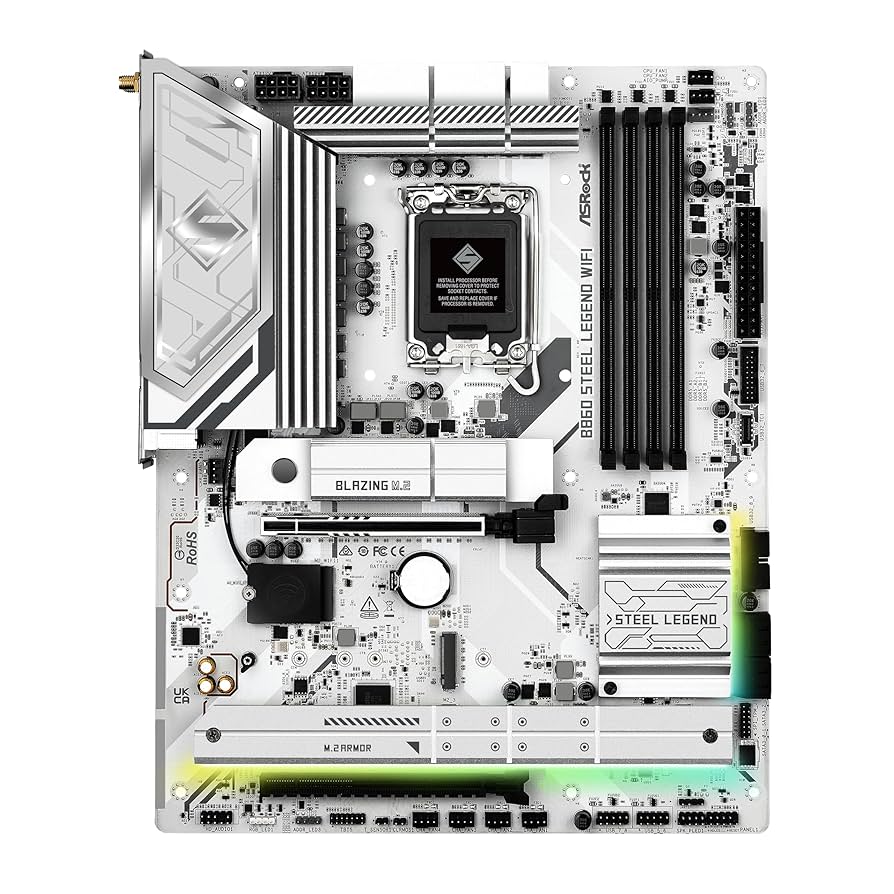 未開封新品 ASRock B860 STEEL LEGEND WiFi ASRock > B860 Steel Legend WiFi