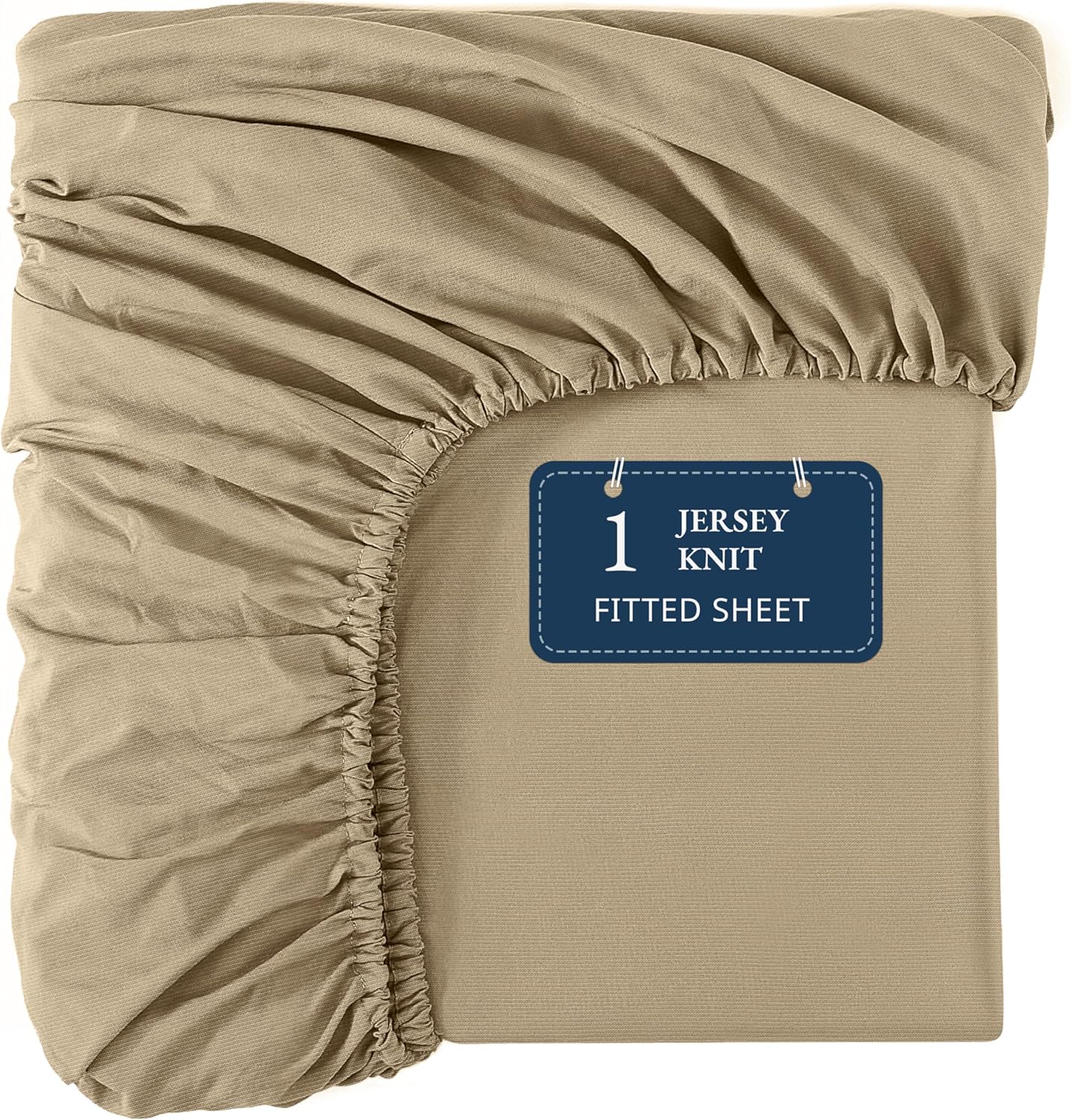 Twin Fitted Sheet Only - 4 Way Stretch Knitted Deep Pocket Twin Bottom ...