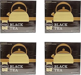 Farmer Brothers Tea Bags, Tea - Black Tea, 4 box 100 count