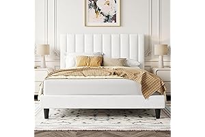 Allewie Full Bed Frame: Velvet Comfort for Restful Nights