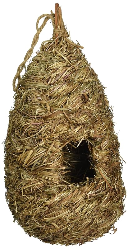 Ninho para aves trançado à mão com fibras naturais Prevue Pet Products, 1 unidade