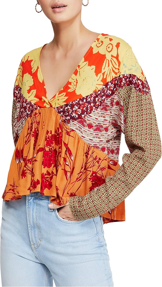 Free People Womens Aloha State of Mind Shell Blouse