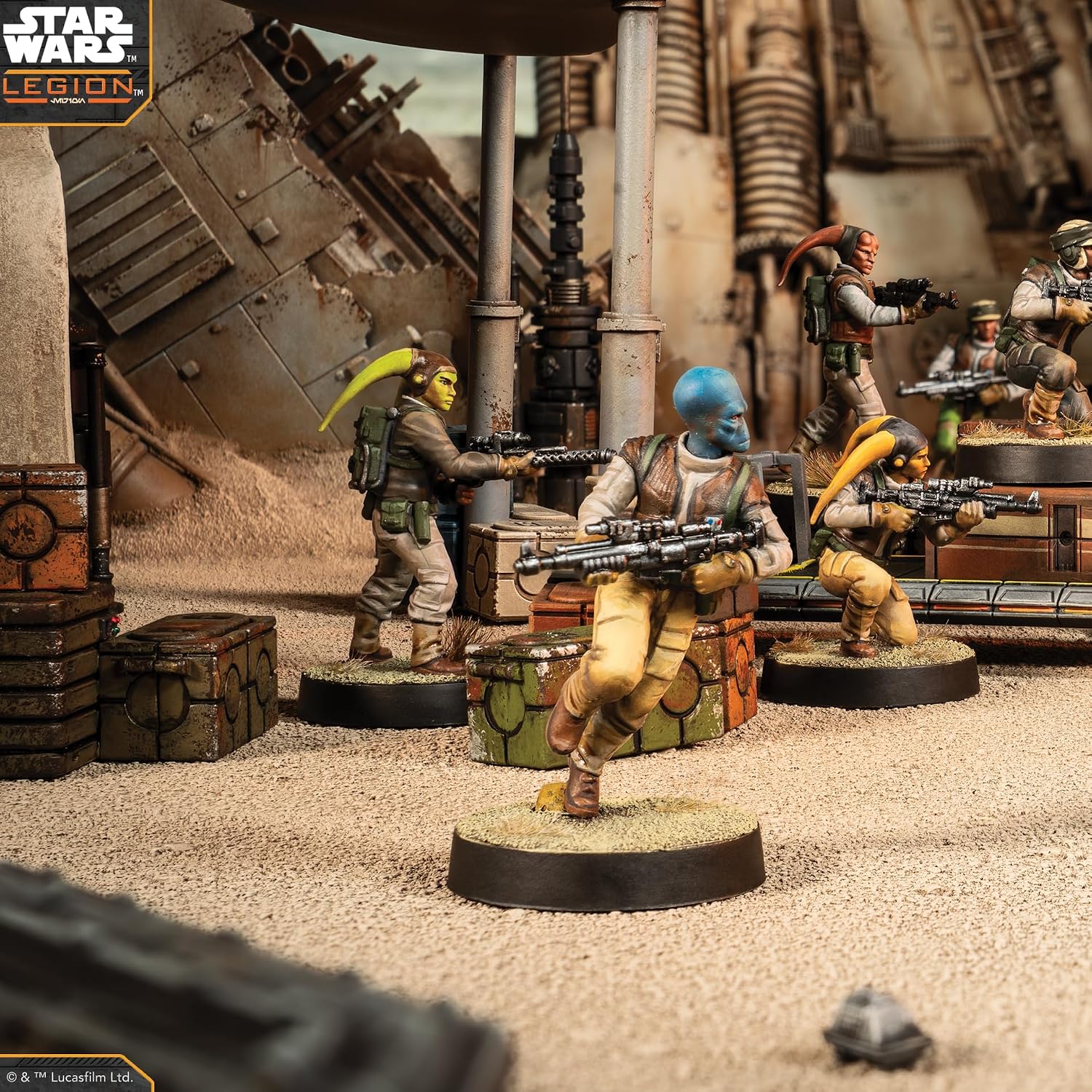 Star Wars Legion Rebel Troopers Unit Expansion - Tabletop Miniatures Game, Strategy Game for Kids and Adults, Ages 14+, 2 Players, 90 Min Playtime, Made by Atomic Mass Games