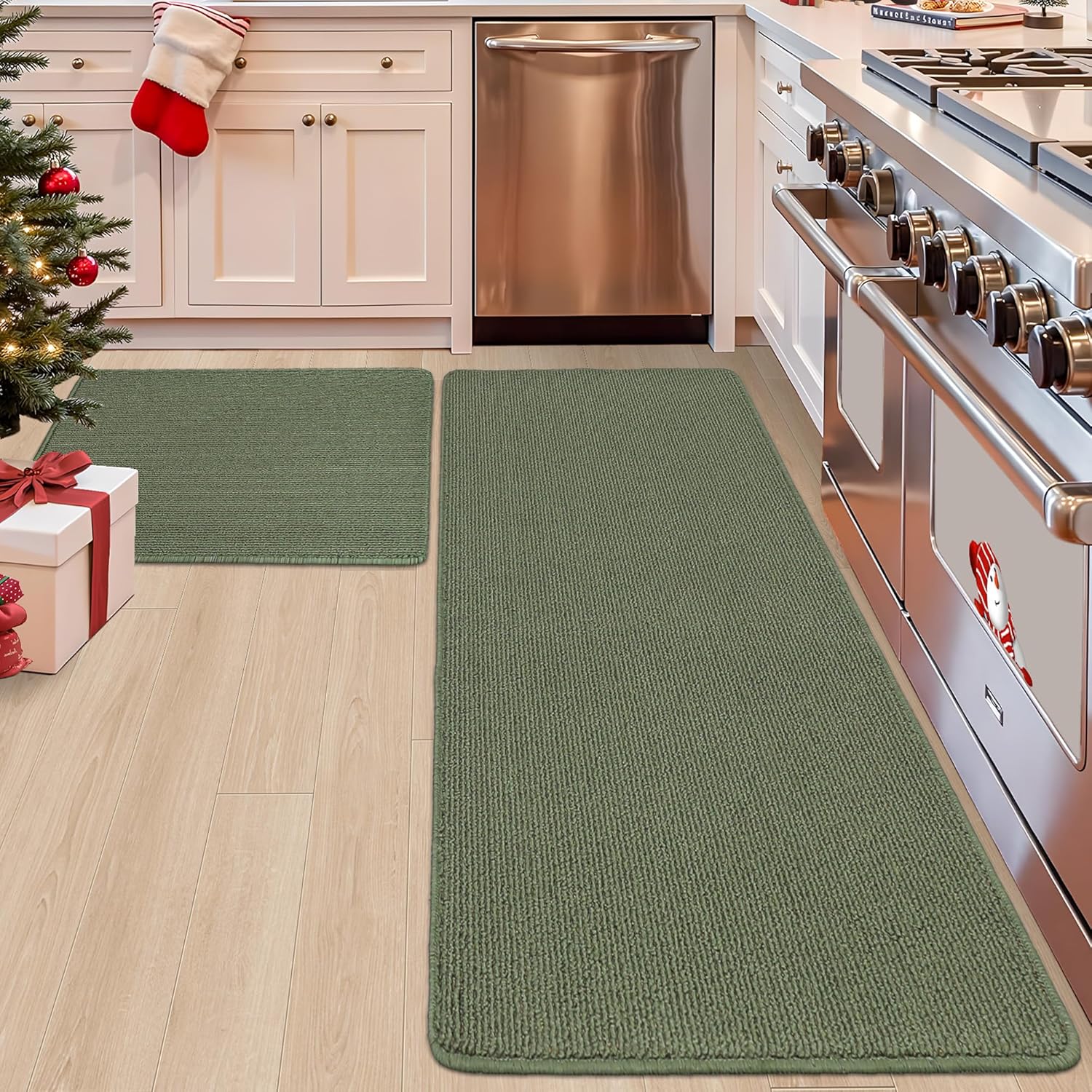 COSY HOMEER kitchen rug mats (24x35 / 24x60) with TPR backing