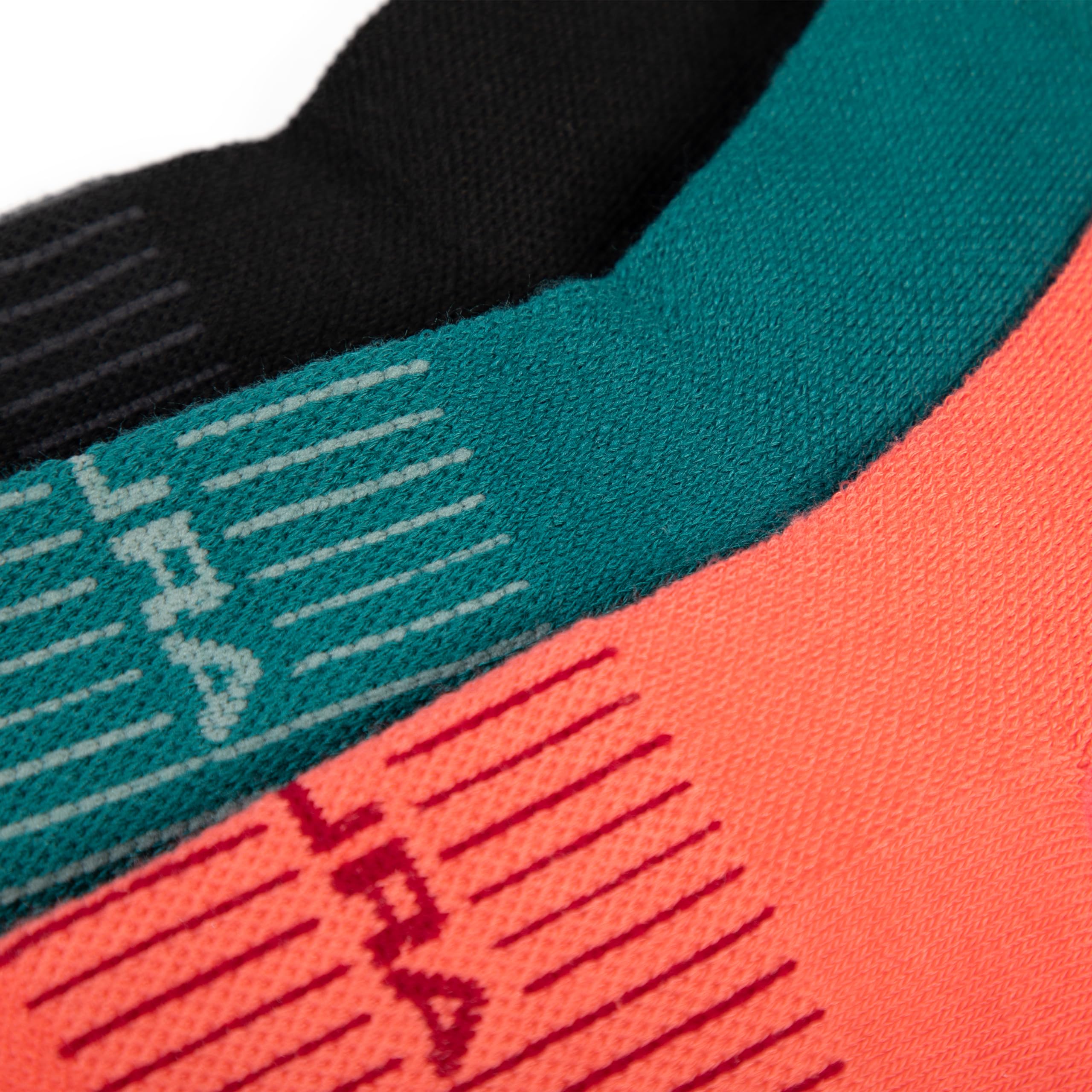 Endura Coolmax Race - Calcetines de ciclismo para mujer (paquete triple)