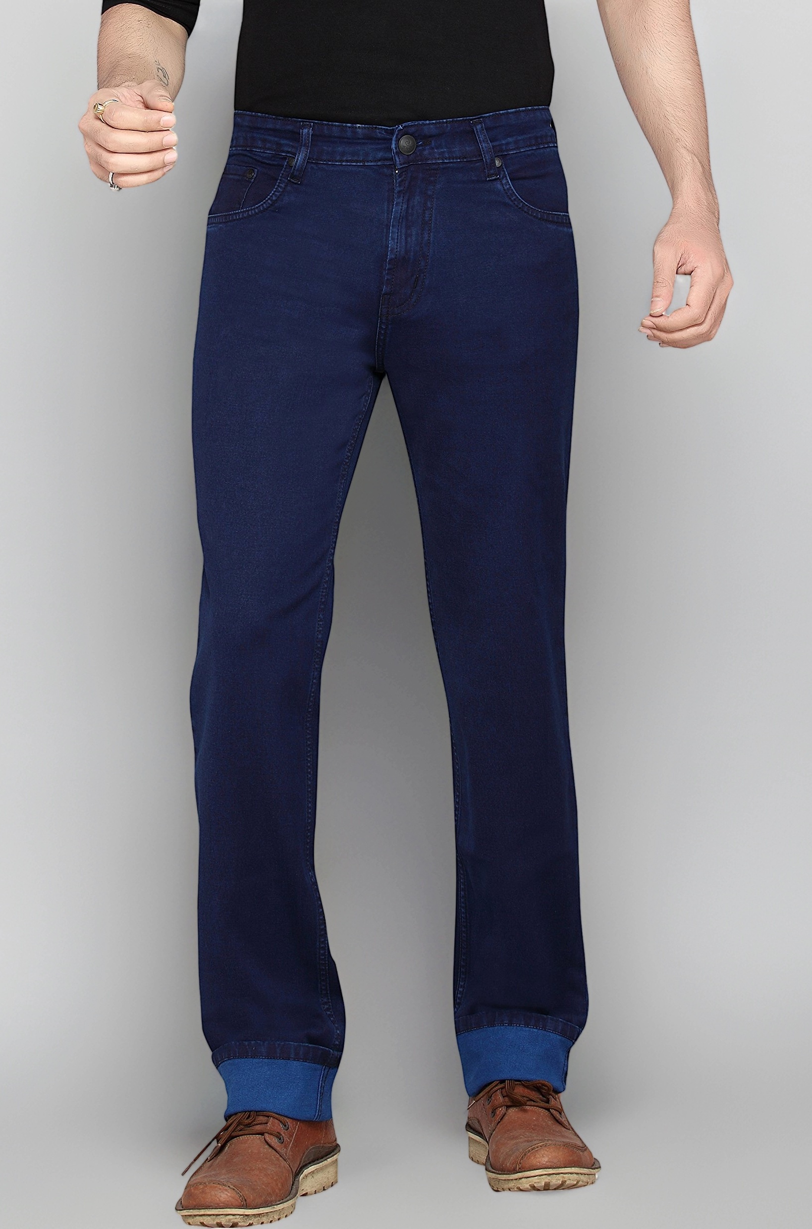 RIELABO slim denim pants 46 Dragaon Mens Super Stretchable Relax 