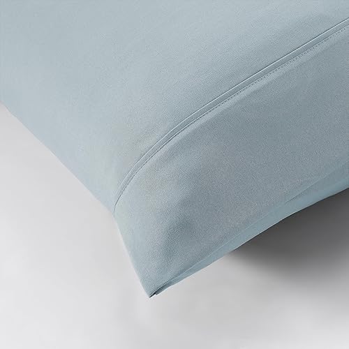 Miniatura 7 de Modern Threads - Sábanas de microfibra suave, incluye sábana encimera, sábana bajera con bolsillos profundos y fundas de almohada, color liso,