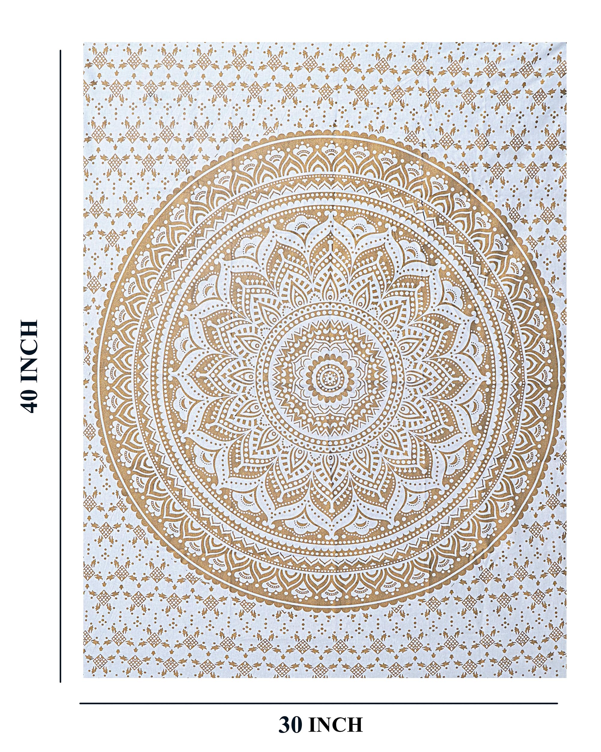 FURNISHFUL FINESSE Mandala Tapestry - Boho Wall Art -4 FURNISHFUL FINESSE Mandala Tapestry - Boho Wall Art -4