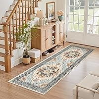 Vista 81 de Madane Alfombra Pasillera Lavable - Alfombras Pasilleras 2x6 para Pasillos de 6 Pies Antideslizante Vintage Alfombra Pasillera de Cocina