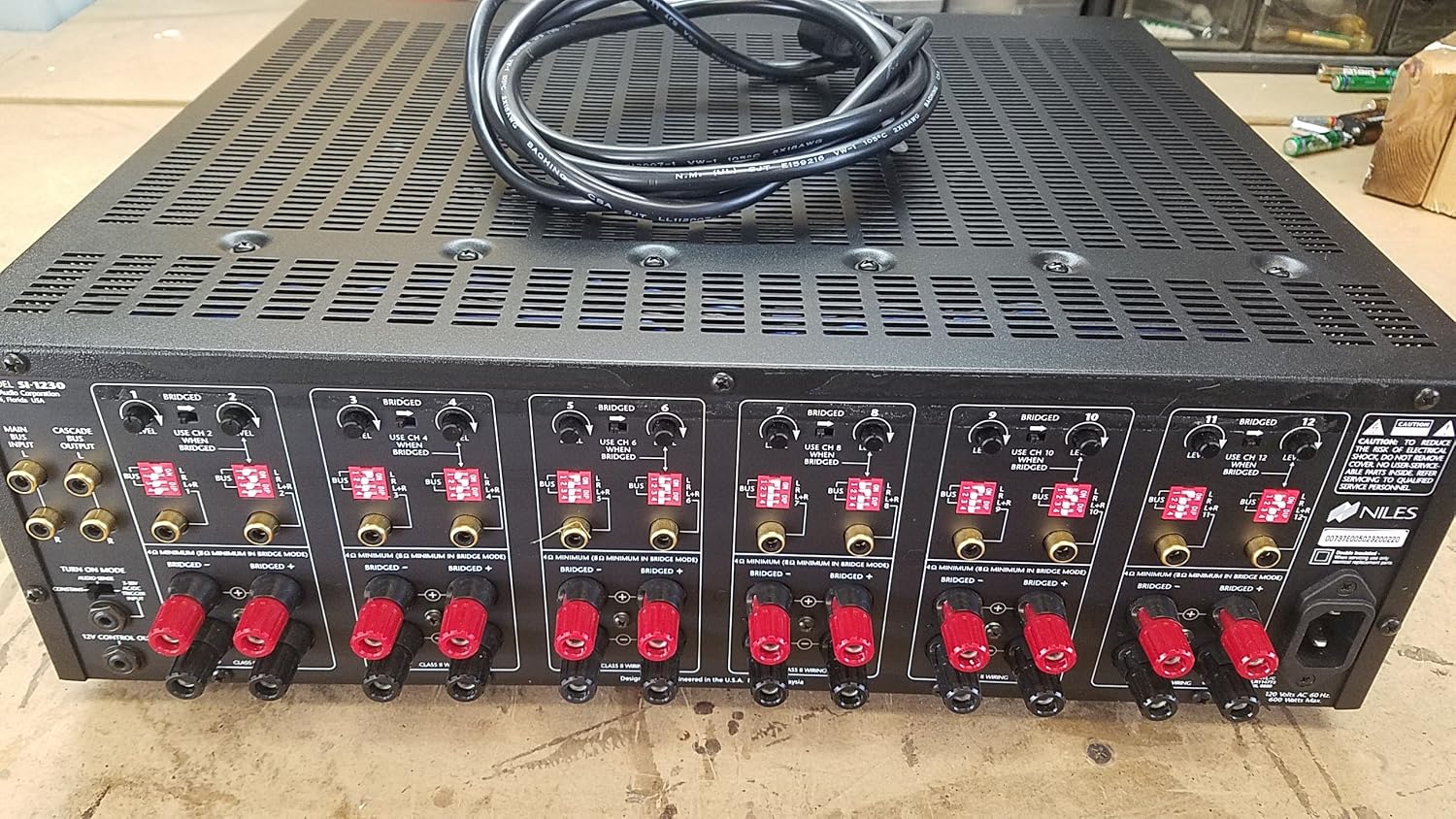 NILES AUDIO SI1230 12 Channel Amplifier 