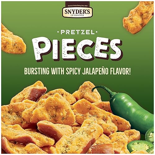 Miniatura 4 de Snyders Of Hanover Pretzel Pieces Jalapeño 1125 onzas paquete de 12