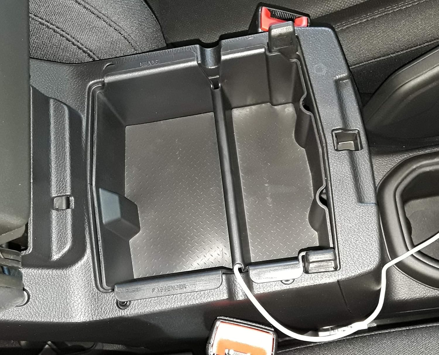 Vehicle OCD - Center Console Divider and Tray Organizer for Jeep Wrangler JL/JLU (2018-2020) (2021-2025 See Fitment) Gladiator JT Truck (2020-2025) - Made in USA