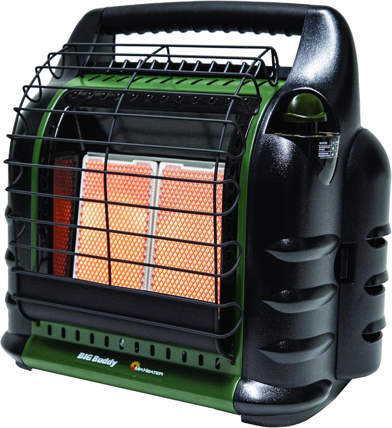 Mr. Heater 4,000-18,000 BTU Green Big Buddy Portable Liquid Propane Heater