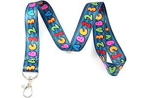 ABC Lanyard: Educational Charm for Keys or ID