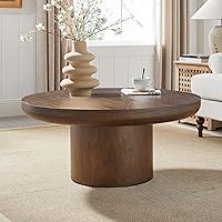 Vista 10 de Mesa auxiliar moderna de madera rústica de 2 niveles, mesas de noche compactas para sala de estar, mesita de noche rectangular minimalista